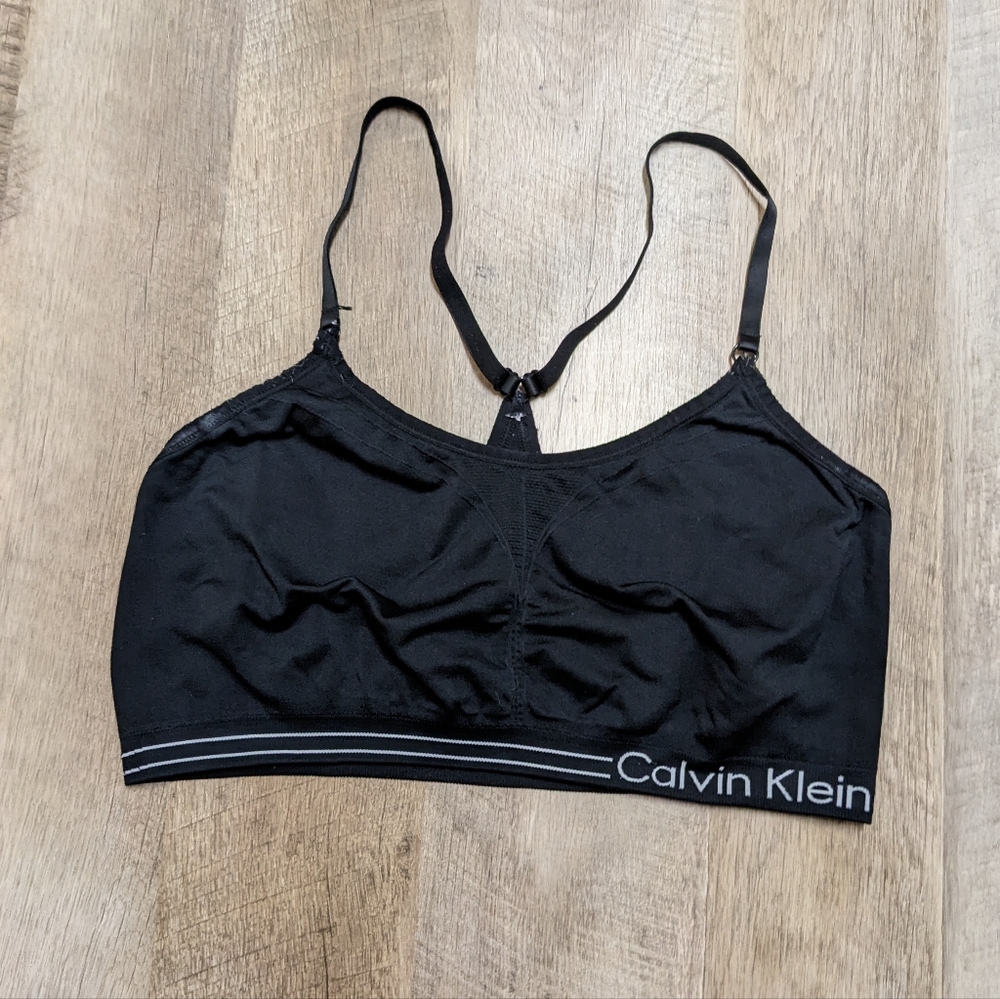 Calvin Klein Performance Black and White Sports Bra